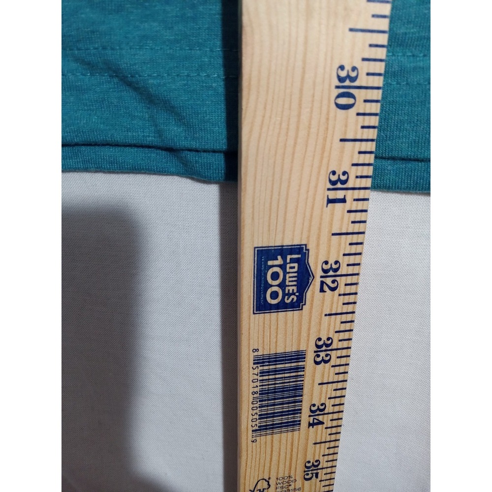 St.‎ John's Bay Jersey Mens XL Classic Fit Long Sleeve Polo Shirt - Teal Blue - Picture 5 of 5